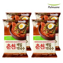 풀무원 매콤달콤 춘천 메밀막국수 2인 513g X 4봉, 없음