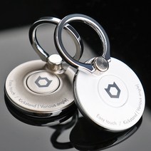 아이페이스 센터 스마트링 휴대폰 거치대 [qp-00361], 1개, 실버[468-226042]