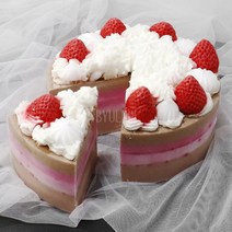 원형 케이크 시트 1호 (15.5cm) 몰드 캔들 석고방향제 비누 금형 실리콘틀