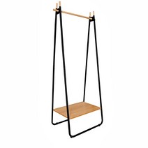 조립옷장 조립식장롱 이케아 스타일 원룸 간이 시스템 옷장, 행거 블랙