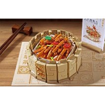 키덜트 나노블럭 미니블럭 미니 블록 인테리어 나노 음식 모형, 1262 템페 찐 피닉스