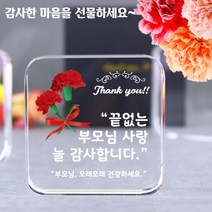 아이상패 리틀사각 감사패 빠른발송 부모님 감사패 어버이날선물 상패 크리스탈상패 미니상패, 5-리틀사각-부모님 사랑(완성형)