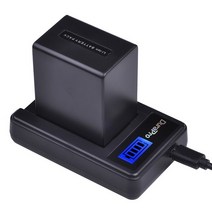 카메라 배터리 3900mah np fv100 np fv100 충전기 sony np fv30 fv50 fv60 fv70 pxw z90 x70 nex vg30e hxr nx70, 1 배터리 및 충전기