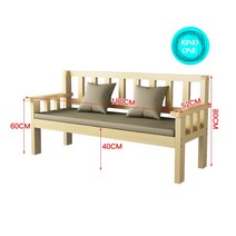 나무 벤치형 쇼파나무 평상 거실 현관 벤치 의자 대기석 만들기 쿠션포함, 180 x 52 x 80원목+쿠션