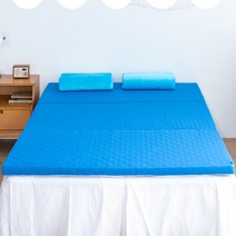 에어 스프링 3단 매트리스 접이식침대 통풍 쿨매트 향균