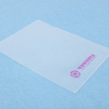 신화오피스 L홀더 반투명 핑크박(자주박)인쇄