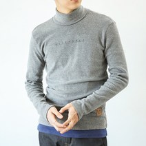 하트비트 남성용 터틀 코오튠 슬림핏 남자 긴팔티셔츠 레이어드 커플 폴라티 단체복
