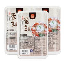 범촌 포항발효물회 300g X 3팩 오징어물회 안주 캠핑 오징어회무침 저염 숙회 수제양념