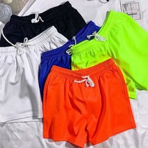 러비맨 남성 비치반바지 써머 반바지 컬러 반바지투