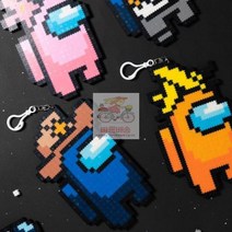 디폼 블럭 도안 8mm 만들기 세트 패키지 평평 어몽어스 고리, 바나나