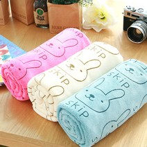 코지파파 KC인증 유아 어린이 대형 비치 타올 260g 고중량, 레빗 비치타올 3장 베이지2+핑크1