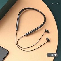 스포츠 무선이어폰 가벼운 넥밴드 불루투스이어폰 107216, 01. Black