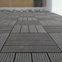 마이스타일 합성목재 조립식 데크타일 3색 중 택1, 1box, 다크그레이