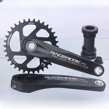 105크랭크 크로더체인링 울테 그라크랭크 픽시크랭크, 블랙 175mm 크랭크