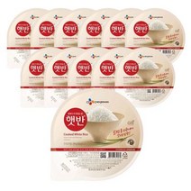 CJ제일제당 햇반 200g 12개 / 간편식 즉석밥 백미 쌀밥, CJ제일제당 햇반 200g 12개 / 간
