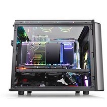 컴퓨터 수냉식 본체 특이한 PC 케이스 BJ 유튜버 다나와 조립 게이밍 LA-000031435, 01 블랙