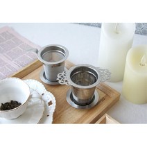 티망 찻잎 거름망 컵에넣는 여과기 2style 차도구, 1개, 양쪽형