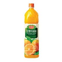 칠성 탕비실 손님대접 가족간식 델몬트 오렌지 주스 과즙음료 과일주스 생과일 1.5L 6개, 20세트