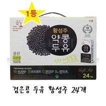 두유 이롬 황성주 약콩두유 진한 해조칼슘 190ml x 24개입, 기타두유