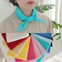 [토베] 면 무지 손수건 쁘띠스카프 등산 낚시 캠핑 대형 손수건