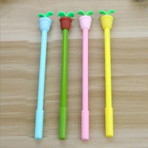 새싹 화분 볼펜 특이한 선물용 0.5 예쁜 볼펜 볼, 상품선택, 그린