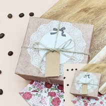 TWKL 크라프트 무지 택 100P