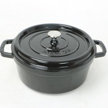 스타우브 주물 무쇠 솥밥 양수 냄비 찜 전골 냄비, 상세이페이지 참고, 24cm퍼플 35인