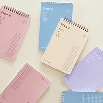 다이어트 플래너 다이어리 7321design 플랜비 스터디플래너 v.2 - 100일 스터디플래너 스터디노트 스케줄북 코리아(로즈핑크) 일본 직배송, 비스킷 모래