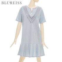 [블루레이스] 에스닉수술트리밍린넨원피스_BJM1OP3740