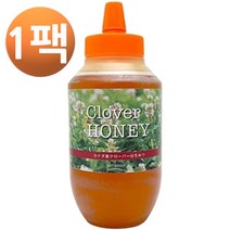 나마하치미츠몬텐 카노 꿀벌 캐나다산 클로바 꿀 1kg, 1팩