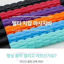 허벅지 종아리 다리 알 붓기 빼기 마시지 안마 봉 볼 롤러 스틱 기구, 파랑