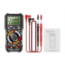 테스터기 전기 도구 True RMS 디지털 스마트 멀티미터 2000 카운트 저항 정전용량 테스터 전류 전압, 02 SZ301 Black