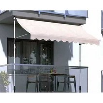비가림막 어닝 수동 카페 주택 처마 상가 출입문, 2.0mx1.2m진회색