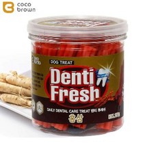 소중한 반려견 영양간식 New 덴티후레쉬 홍삼 250g, 1