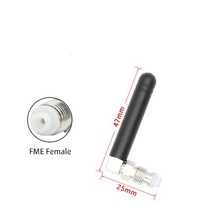 [커뮤니케이션장비] 2.4G 와이파이 GSM GPRS 433MHz FME 암 인터페이스 직각 안테나 5dbi 고 이득 전 방향 접착제 스틱 터미널, [03] GSM GPRS Straight, 04 GSM GPRS Elbow