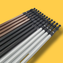 슬라이딩 폴대 슬라이드 듀랄루민 알루미늄 가변 업라이트 사이드 타프 폴대 1줄, 탄 2pc+가방1pc