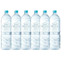 백산수 무라벨 2L X 6개