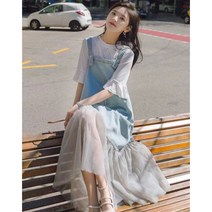 플리데님원피스세트