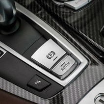 주차 브레이크 스위치 P 버튼 커버 Sickers For BMW F10 F11 F01 F07 F15 F16 F25 F26 실버 핸드 케이스 캡, 02 For F07 2010-2017