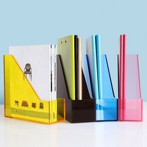 PYHO아크릴 파일꽂이 서류정리함 XSNH68, 1P, 오렌지