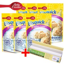 비스퀵 컴플리트 믹스 6봉+종이호일 [허니버터/버터밀크] 홈베이킹, 버터밀크X6개