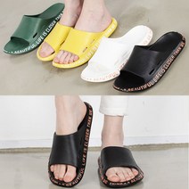 그린섬 oem 2cm 영문라운드 쿠션 가벼운 슬리퍼