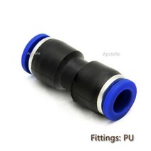1PC T/Y/L/스트레이트 타입 공기/물 호스 및 튜브 커넥터 용 공압 푸시 인 4 ~ 16mm PU/PV/PY/PE/PM/PZA/PK/HVFF/PA, PU, 6mm