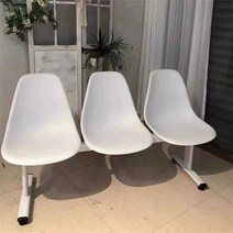 플라스틱 벤치 의자 야외 사무실 대기 편의점 터미널, 2인-핑크