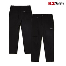 K2세이프티 워크웨어 기능성 작업복 팬츠 PT-3301, 블랙, 1개