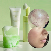 캐비지 아크네 여드름기능성 클렌징 세트, 캐비지스페셜세트(필링+클렌저+바)