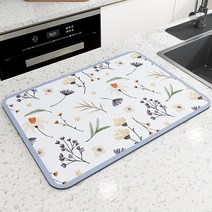 지아나 규조토 주방 테이블 식기 건조 매트 설거지 건조 패드, 30*40cm, 스타일1