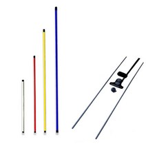 다양한길이 얼라이먼트스틱 에이밍스틱, 100cm, 옐로우
