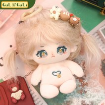 무속성솜인형 아이돌 20cm 몸체 모던 하얀 수제 눈망울 키덜트 솜깅이 조카선물, 10cm, 미미