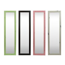 지엔디스플레이 소형 중형 대형 와이드 스탠드 전신거울 벽걸이 거치형 옷가게 드레스룸 백화점 인테리어 원룸 자취방 겸용, 소형 전신거울 - 그린워시